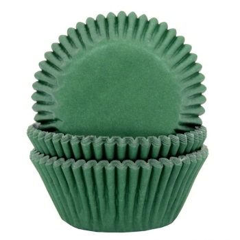 Cupcake Backförmchen - Dunkel Grün